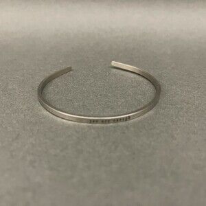 "You Are Enough" Silver-tone Women's Fashion Bracelet NWOT
